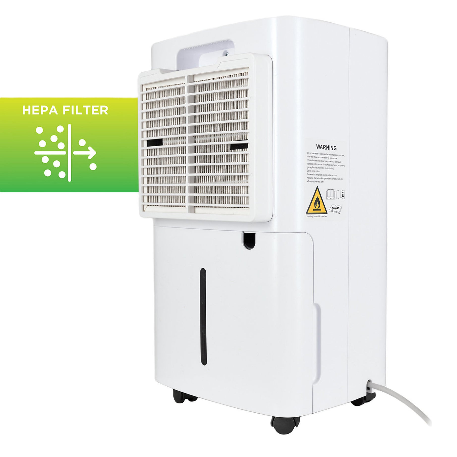 Smart Dehumidifier 12l/d White Hepa For Moisture Mould Extraction 3 Modes 185W - Image 8