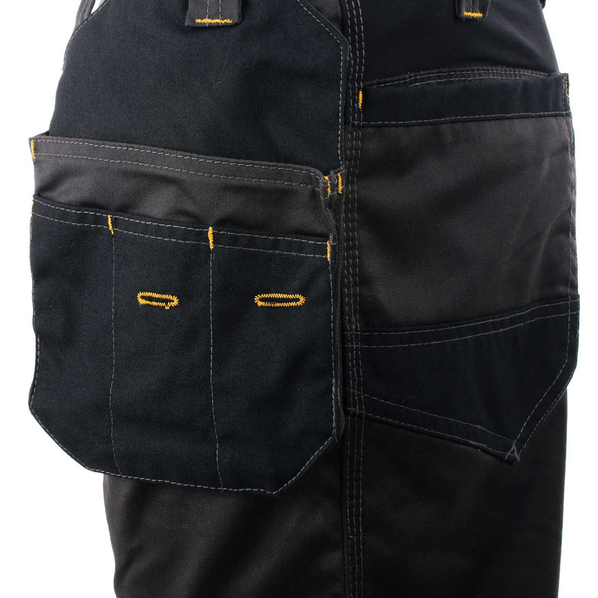 DeWalt Work Trousers Men's Regular Fit Black Grey Multi Pockets Cargo W40 L29 - Image 5