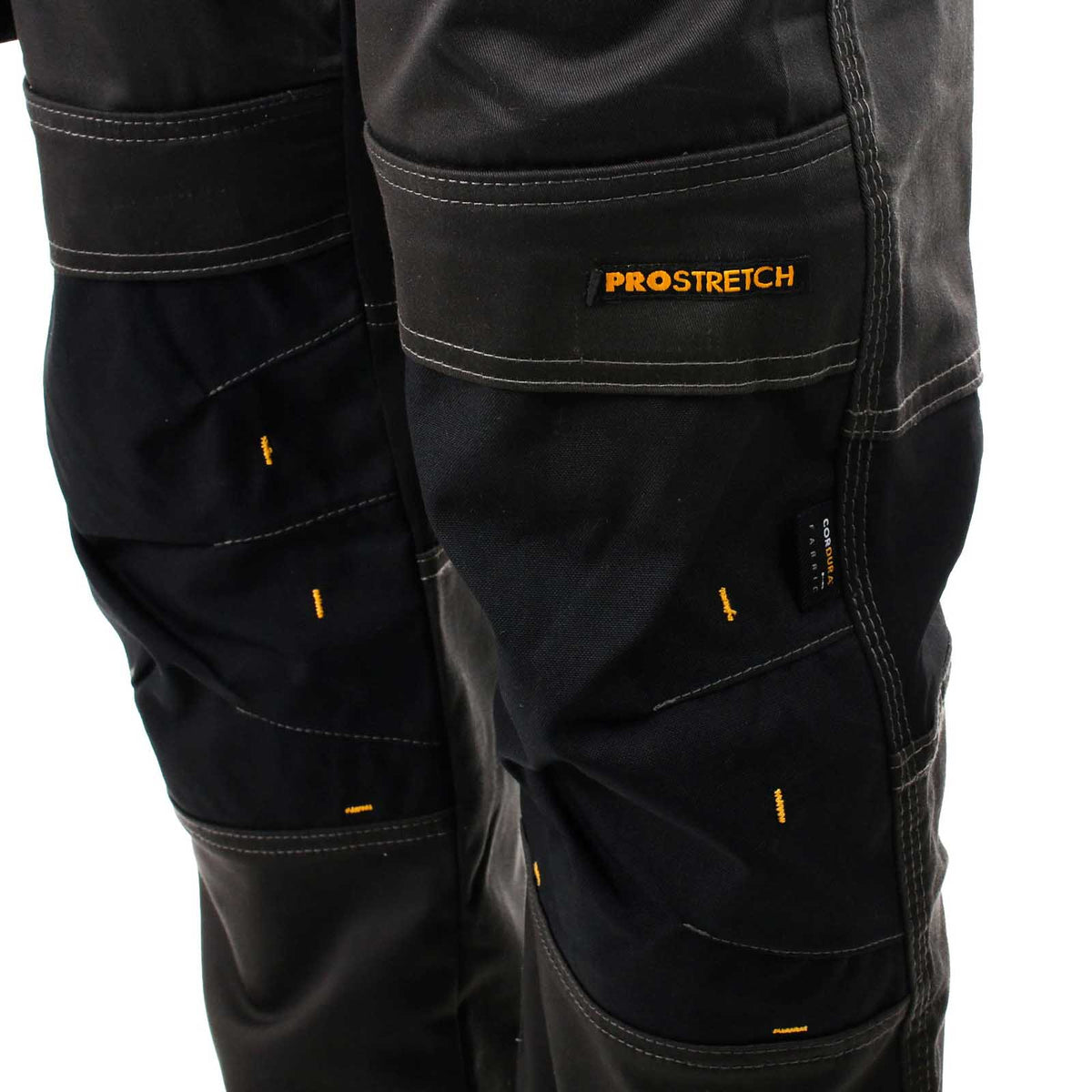 DeWalt Work Trousers Men's Regular Fit Black Grey Multi Pockets Cargo W40 L29 - Image 6
