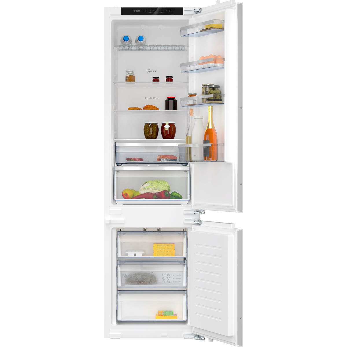 NEFF Fridge Freezer Integrated KI7962FD0 70/30 White Traditional Frost Free - Image 1