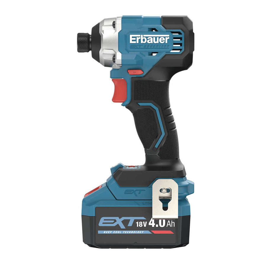Erbauer Impact Driver Cordless ERI1093IPD Brushless 18V 1 x 4Ah Li-ion EXT - Image 2