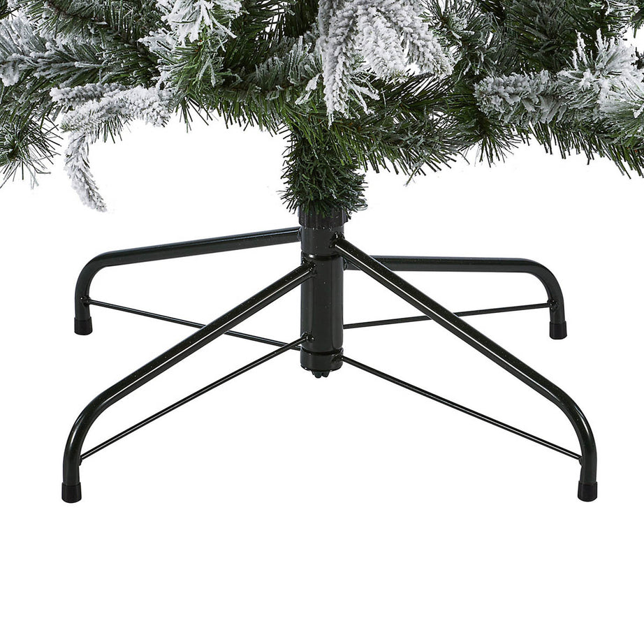 Christmas Tree Artificial  Green Snow Tipped Effect Hinged Indoor With Stand 6ft - Image 8