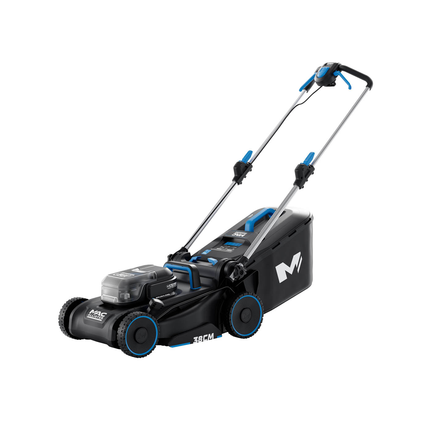 Mac Allister Rotary Lawnmower MCT1191LWM Cordless Adjustable Height 38cm 1 x 4Ah - Image 1