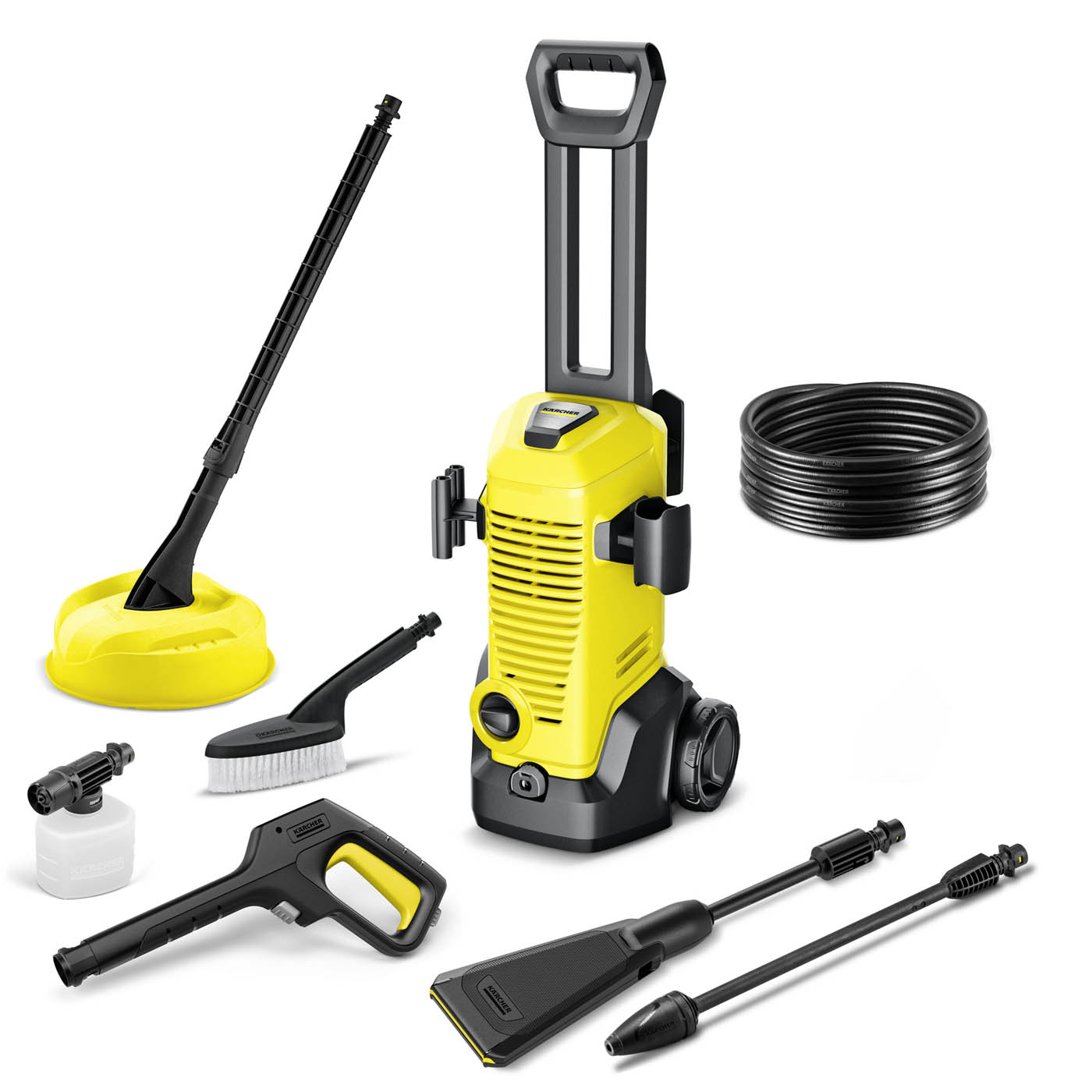 Karcher Pressure Washer K3 EcoBooster Electric 1.6kW Car Home Patio Jet Cleaner - Image 1