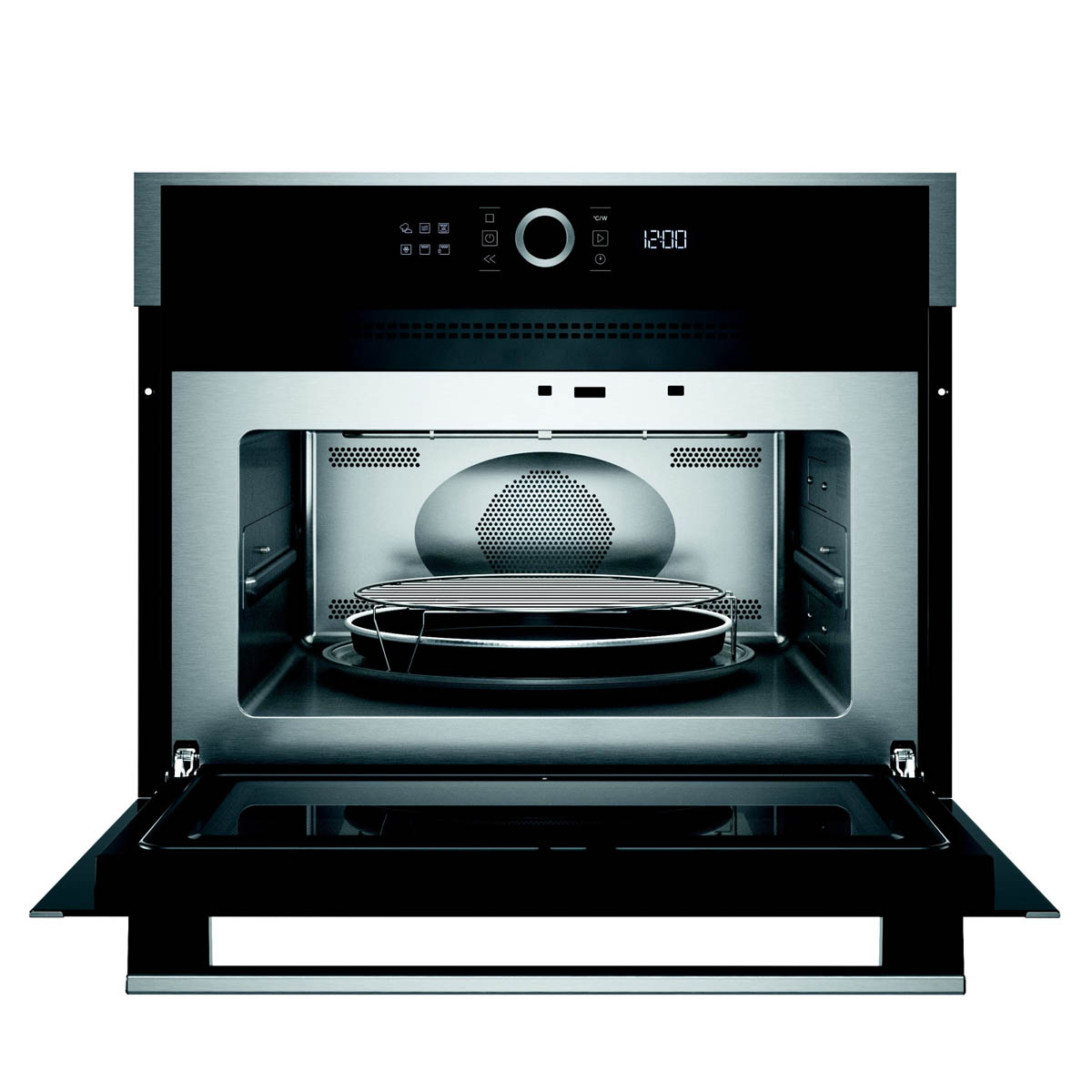 Hotpoint Built-in Microwave Grill 40L Class 4 HMW47HMXUK Stainless Steel Finish - Image 2