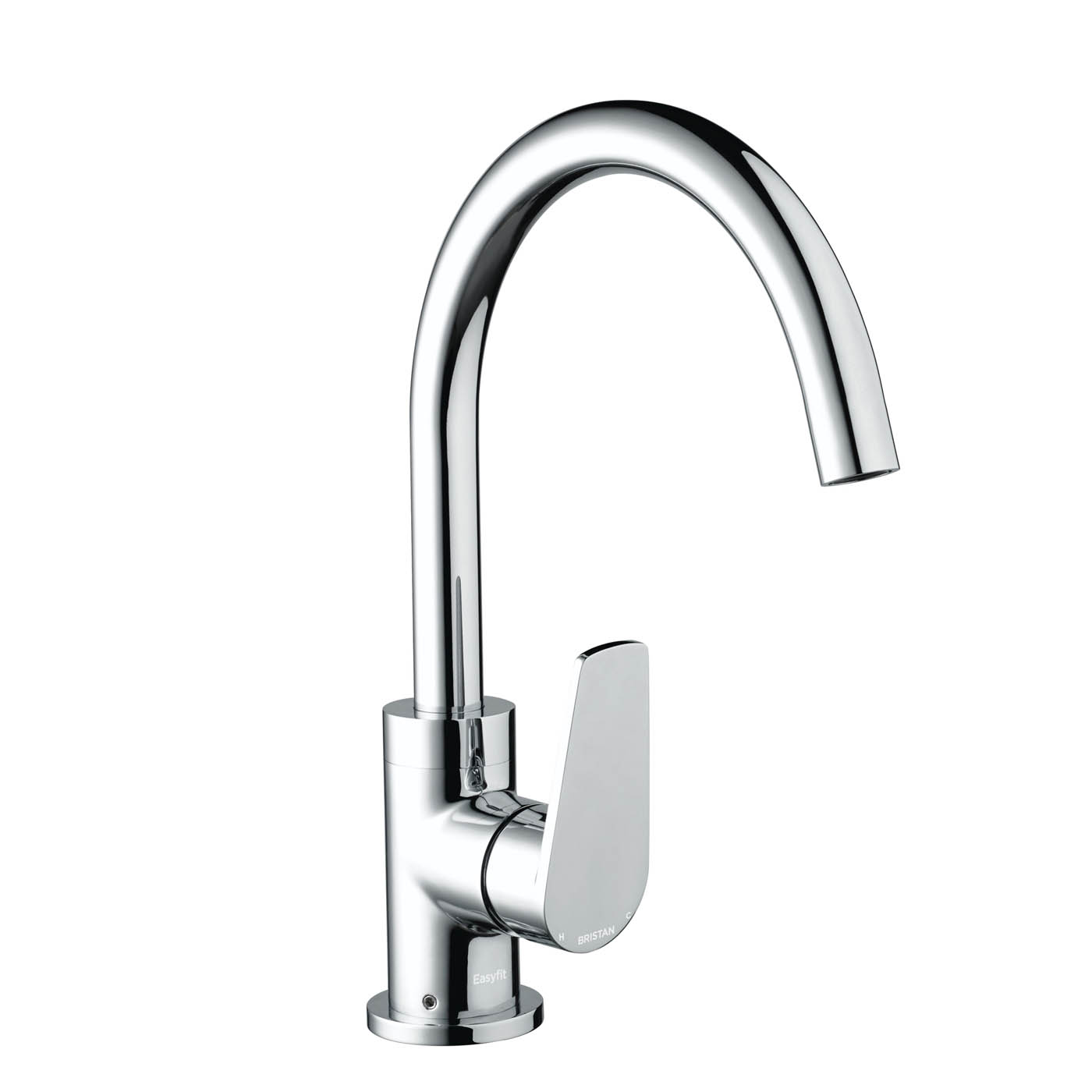 Bristan Kitchen Tap Monobloc Mixer Chrome Single Lever Swivel Spout Faucet - Image 1