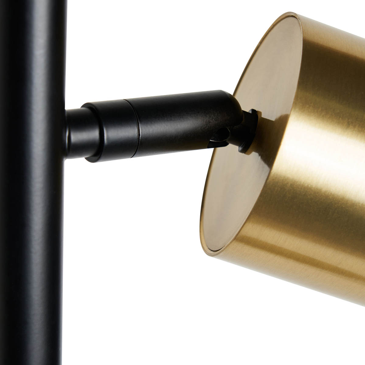 Inlight Floor Lamp 3 LED Adjustable Shades Antique Brass Metal Matt Black Modern - Image 10