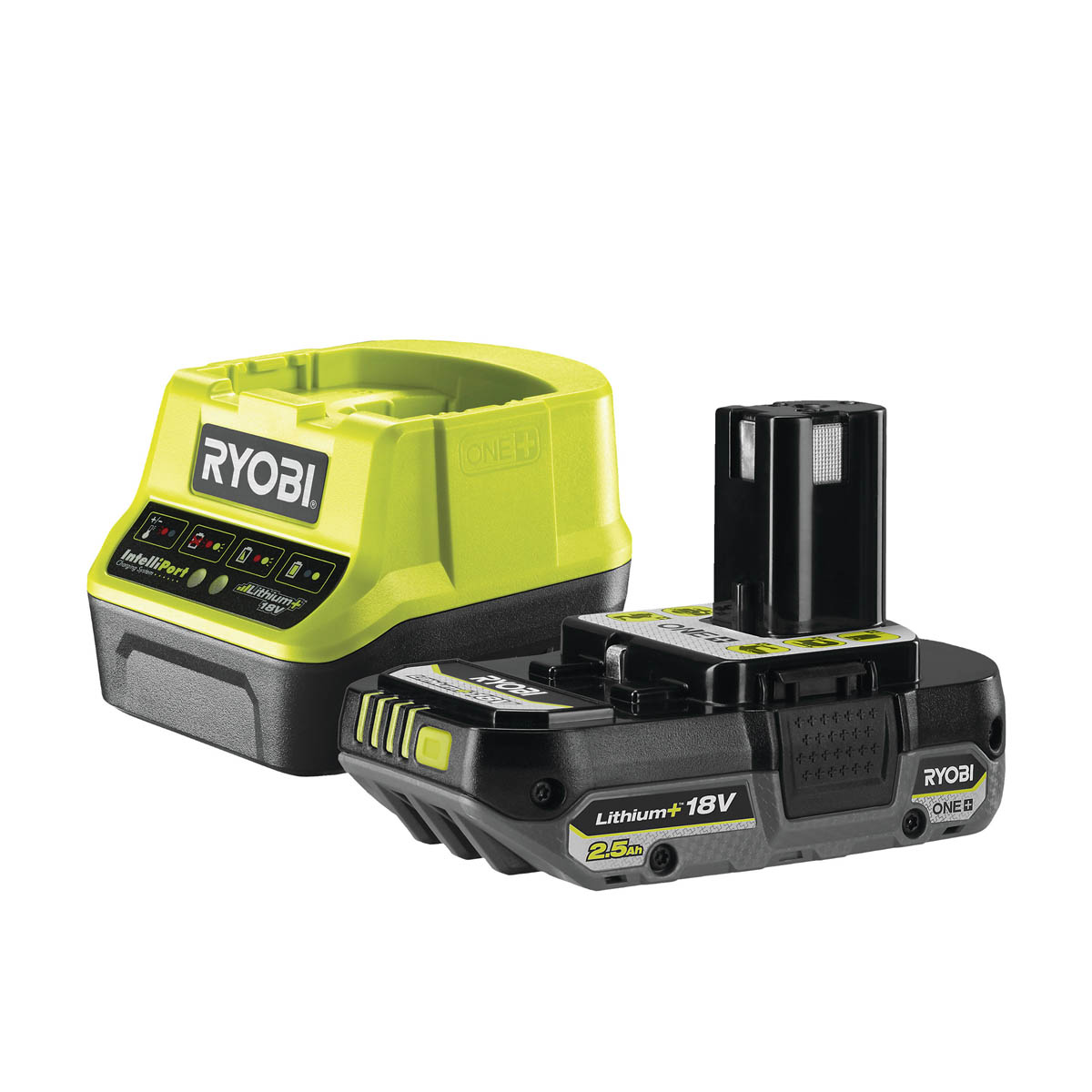 Ryobi Battery Charger 18V RC18120-1C25 4 Stage Display Compact - Charger Only - Image 1