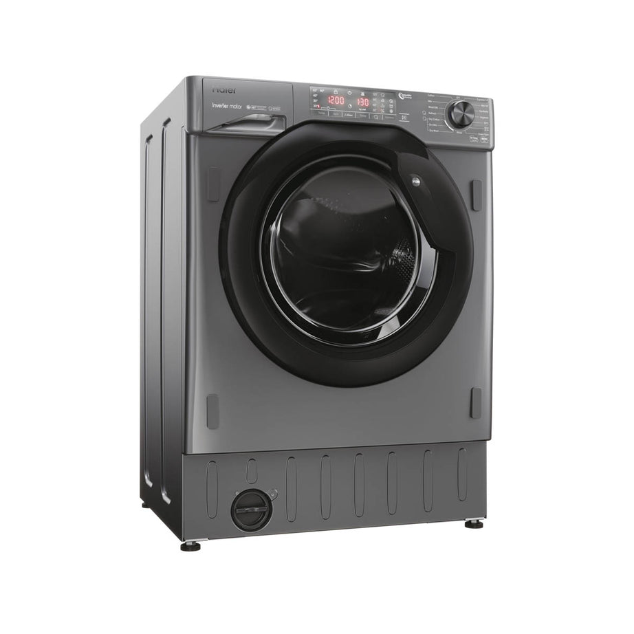 Haier Washer Dryer Built-in Condenser HWDQ90B416FWBRUK 9kg/5kg Grey 1600 rpm - Image 2