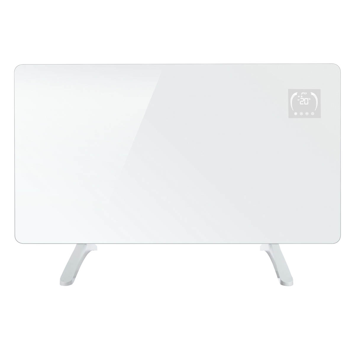 TCP Smart Panel Heater Infared Electric White Freestanding or Wall-Mounted 600W - Image 1