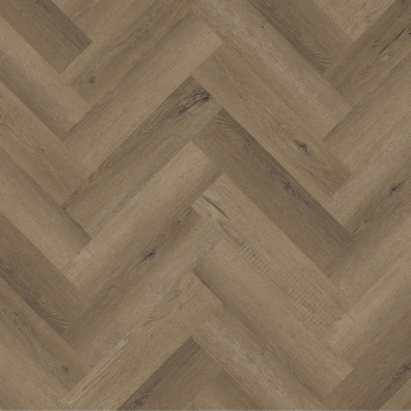 Mid Brown Oak effect Embossed Herringbone Luxury vinyl click Planks, 1.95m² - Image 4