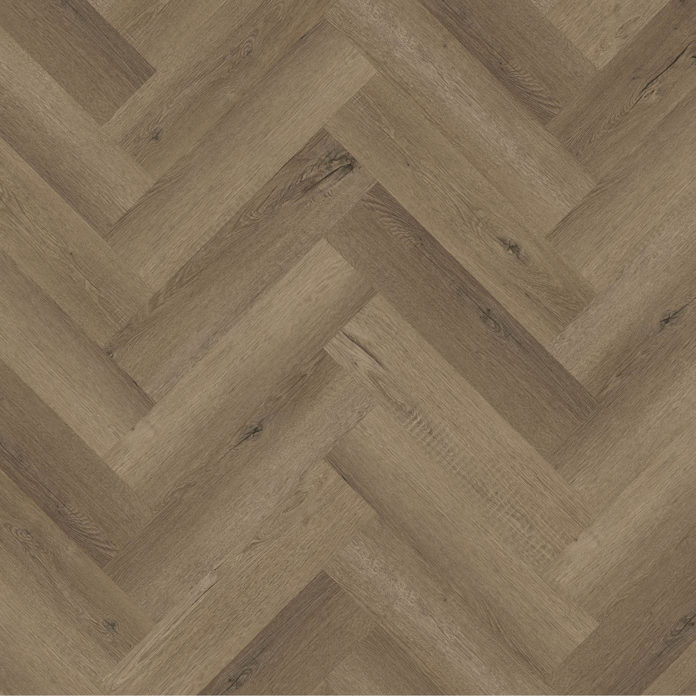 Mid Brown Oak effect Embossed Herringbone Luxury vinyl click Planks, 1.95m² - Image 4