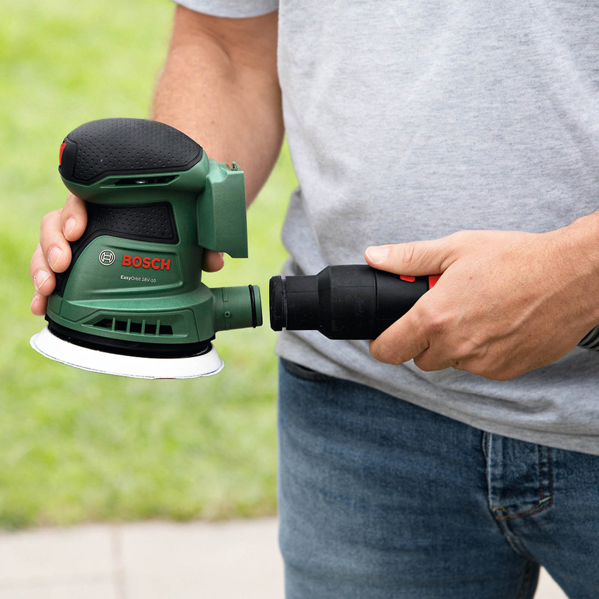 Bosch Random Orbit Sander Cordless 18V Li-Ion 06033E4000 Compact 125mm Body Only - Image 4