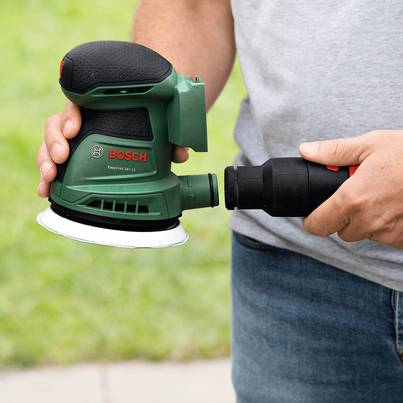 Bosch Random Orbit Sander Cordless 18V Li-Ion 06033E4000 Compact 125mm Body Only - Image 5