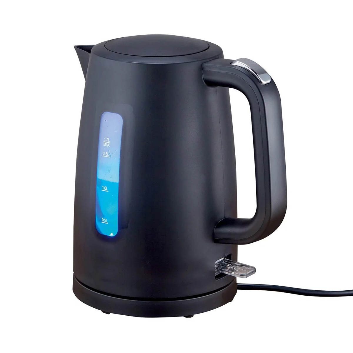 Nutmeg Kettle Black 1.7L Electric 3000W Rapid Boil Removable Filter Classic - Image 2