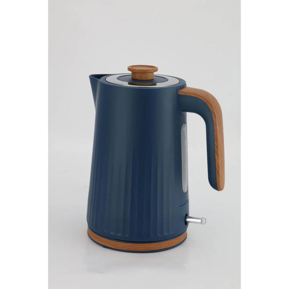 Nutmeg Kettle 1.7L Structured Dark Navy Electric 3000W Rapid Boil Modern - Image 1