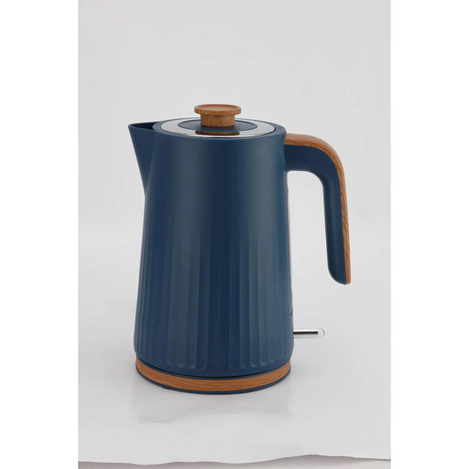 Nutmeg Kettle 1.7L Structured Dark Navy Electric 3000W Rapid Boil Modern - Image 2
