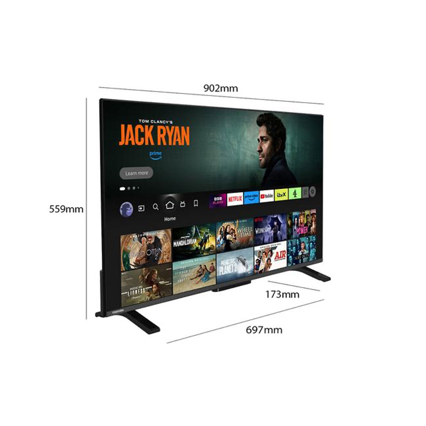 Toshiba Smart Fire TV 40 Inch LED Full HD 40LF2F53DB HDR10 Dolby Audio - Image 3