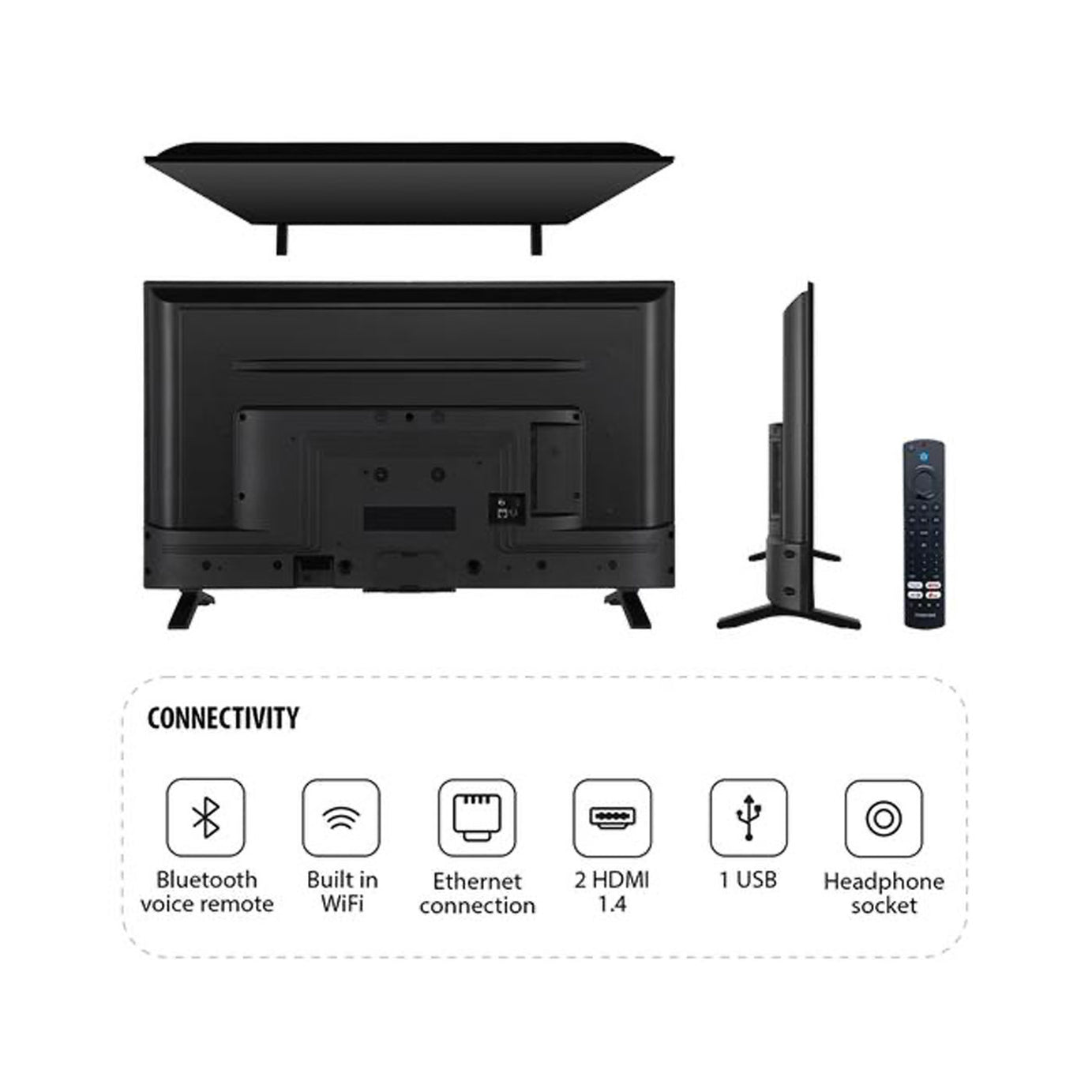Toshiba Smart Fire TV 40 Inch LED Full HD 40LF2F53DB HDR10 Dolby Audio - Image 7