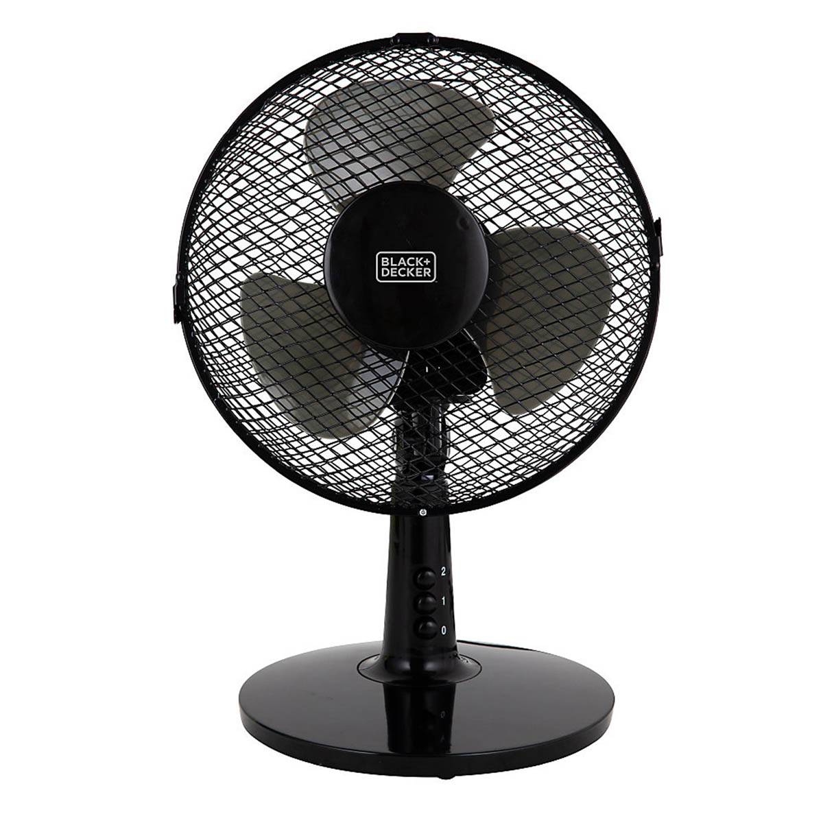 Black And Decker Desk Fan 2 Speed Oscillating Lightweight Home Office Bedroom - Image 2