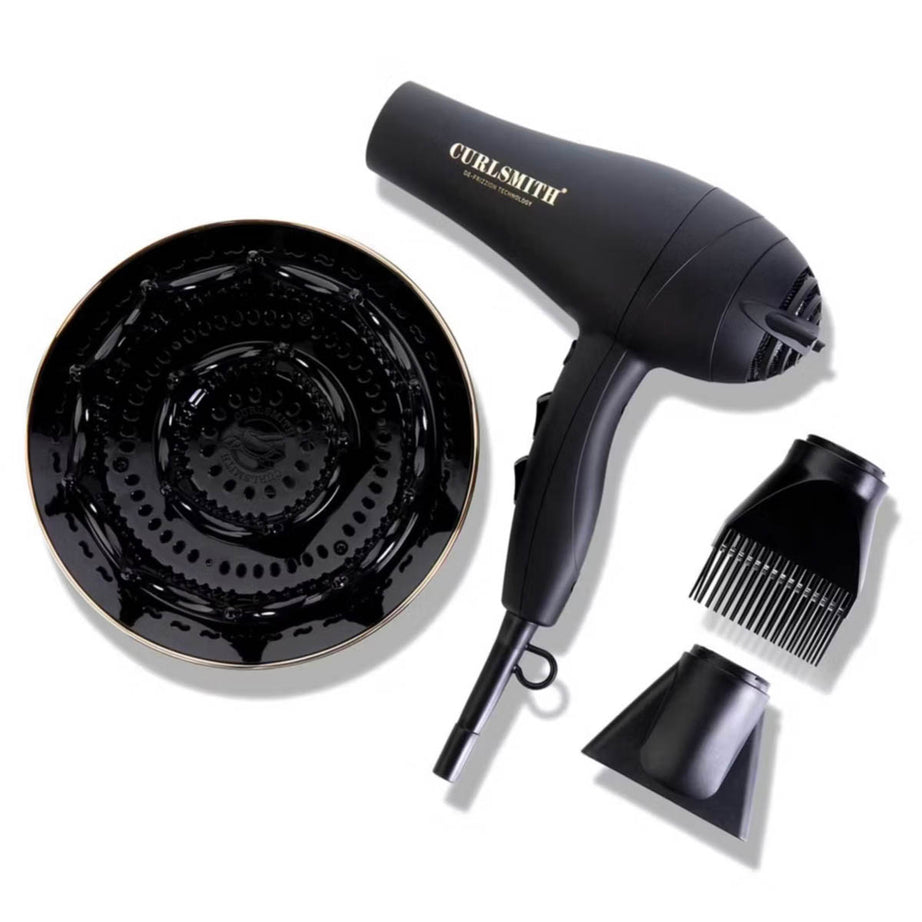 Curlsmith Defrizzion Hair Dryer 20cm XXL Diffuser Porcelain Ceramic Ionising - Image 2