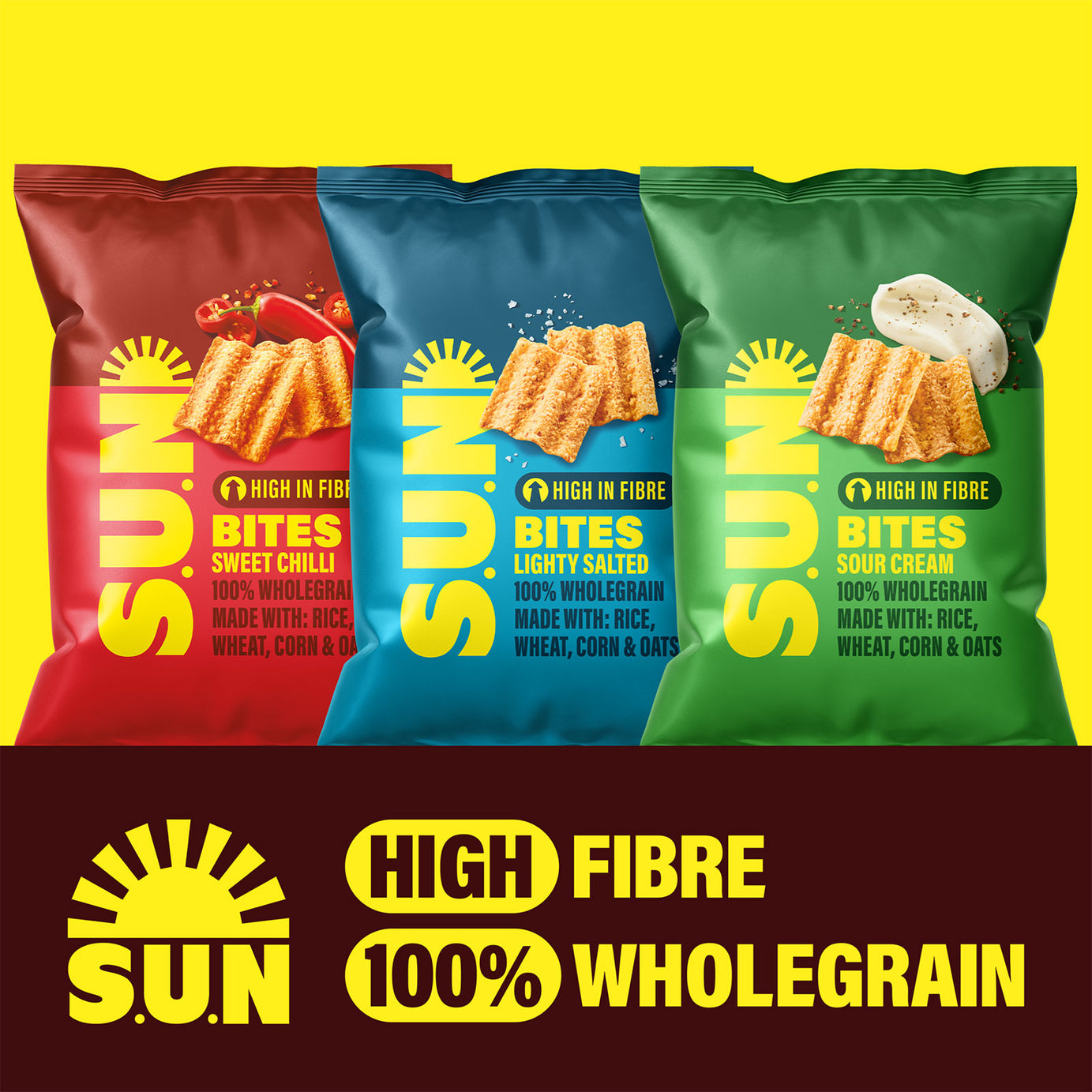 Sunbites Snacks  Sour Cream Multipack Crisps 108 x 25g - Image 4