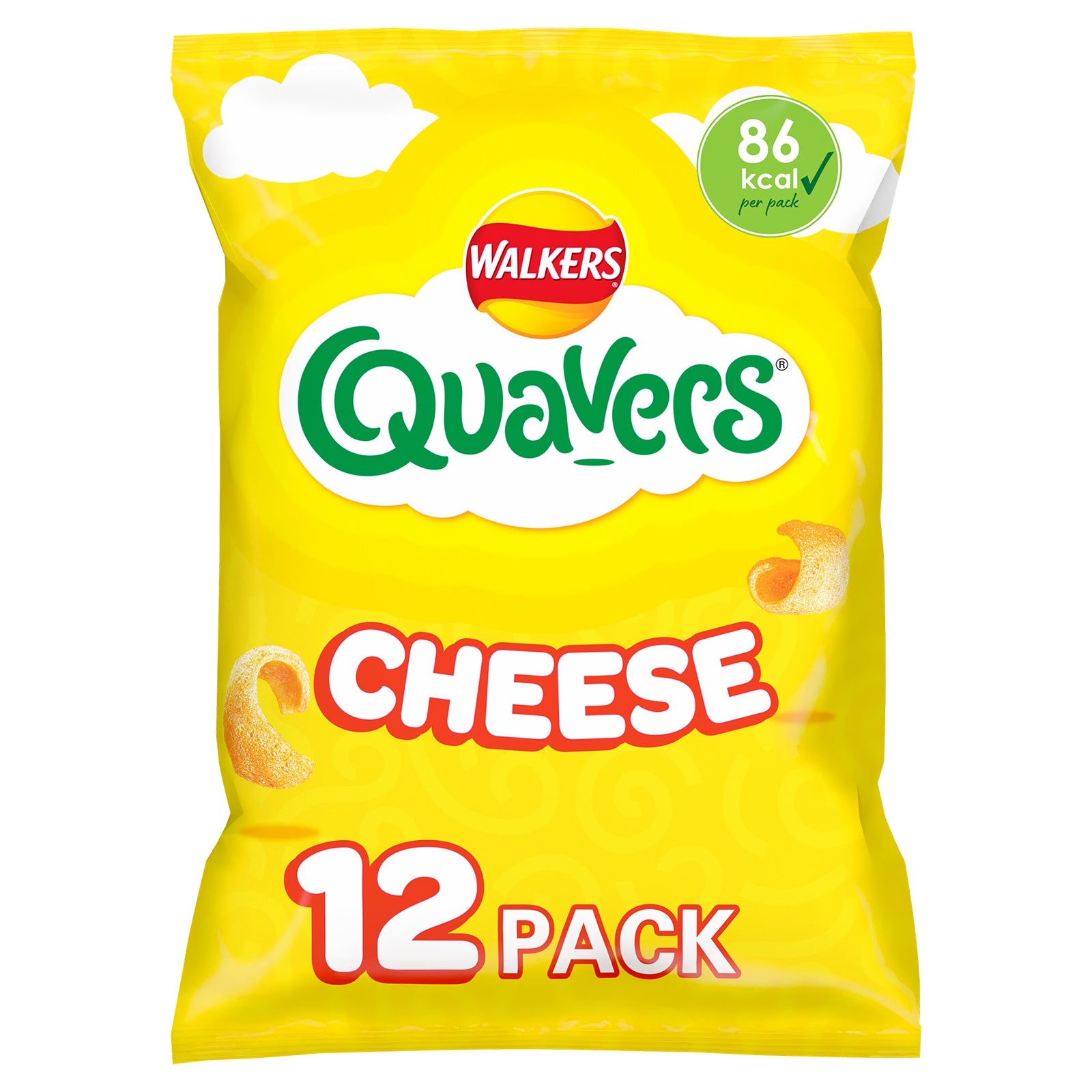 Walkers  Quavers Crisps Cheese Flavour Multipack Snacks 15 x 12 Bags - Image 7