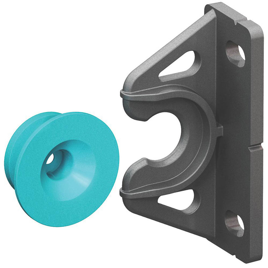 Button-Fix Panel Fixing Set Push On Type 2 Charcoal Black Blue 30 Pieces - Image 1