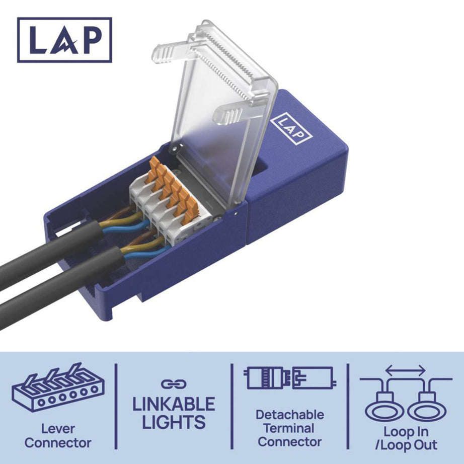 LED Downlights Tilt Fire Rated Bathroom Polished Chrome Dimmable CCT 10 Pack - Image 5