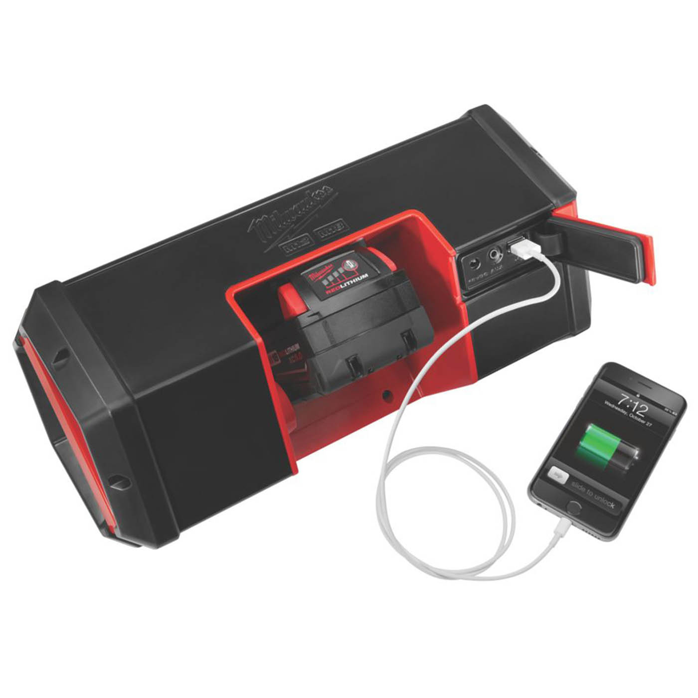 Milwaukee Cordless Bluetooth Speaker M12-18JSSP-0 12/18V Li-Ion Body Only - Image 3