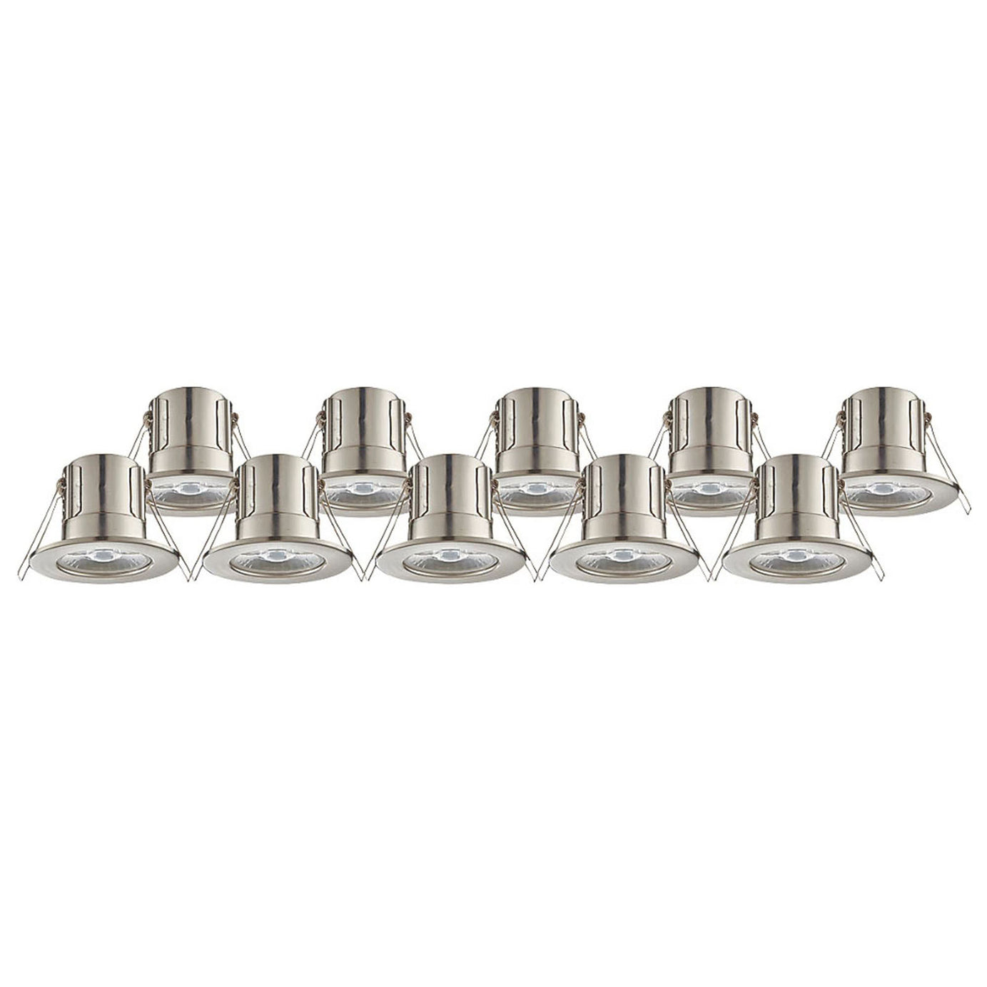 Lap LED Downlight Dimmable Warm White 450lm Fire Rated Ceiling Light Pack Of 10 - Image 1