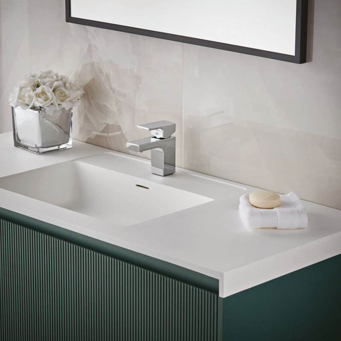 Hansgrohe Basin Mixer Tap Chrome Zinc Single Lever Sink Faucet Modern Compact - Image 2