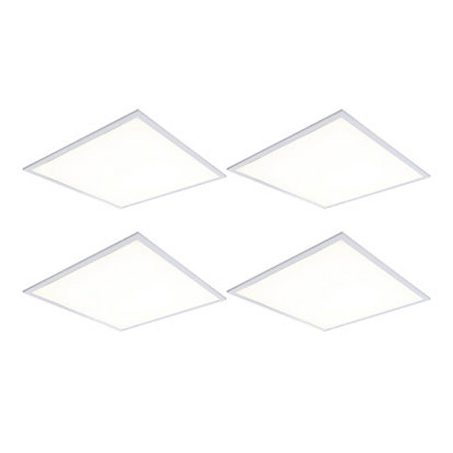 LED Backlit Ceiling Panels Lights Daylight 3300lm Indoor Square 33W Pack Of 4 - Image 1