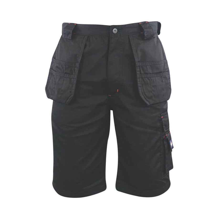 Lee Cooper Mens Work Shorts LCSHO810 Cargo Holster Lightweight Black 42" W - Image 2