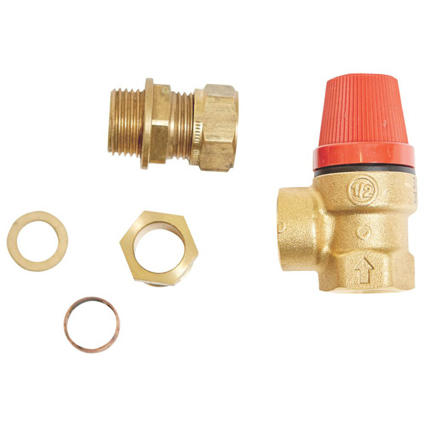 Ideal Heating Secondary PRV Kit 2.5bar Brass 15x15mm Boiler Spares Part - Image 1