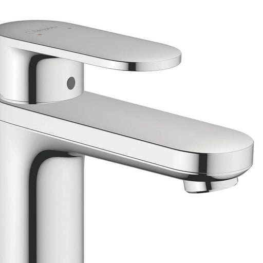 Hansgrohe Basin Mixer Tap Single Lever Pop-Up Waste Chrome Modern Deck-Mounted - Image 1