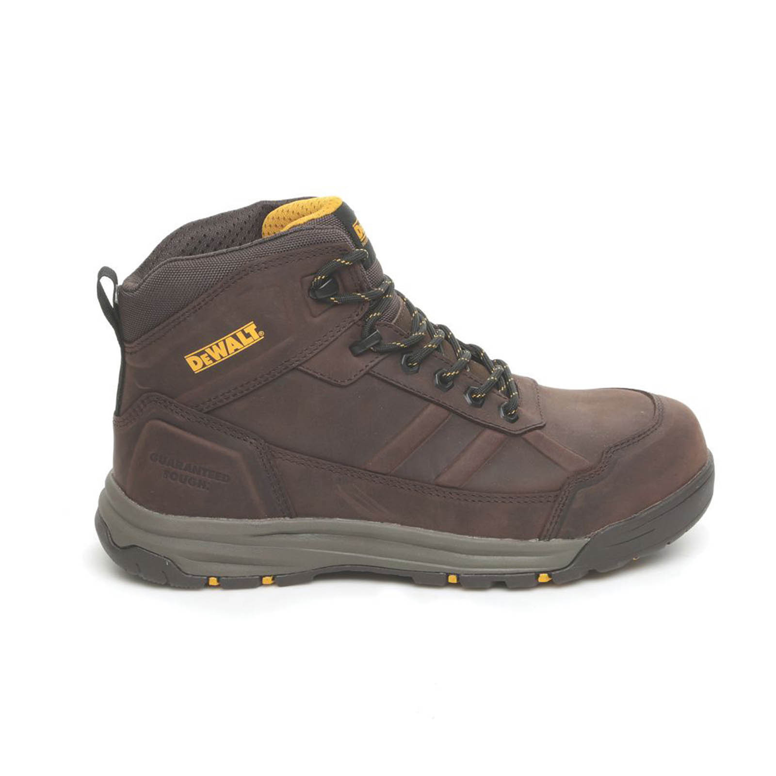 DeWalt Safety Boots Mens Standard Fit Brown Work Shoes Steel Toe Size 10 - Image 2