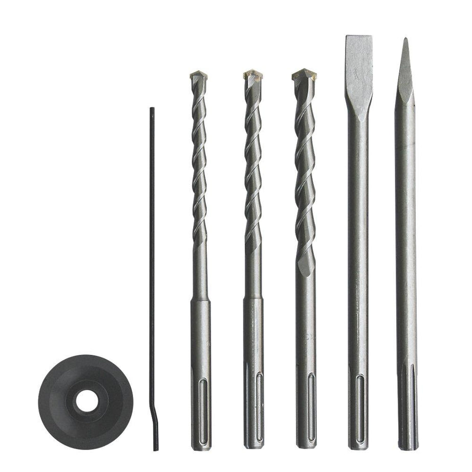 Titan SDS Hammer Drill & Chisel Electric 6-Speeds Anti Vibration Carry Case 110V - Image 3