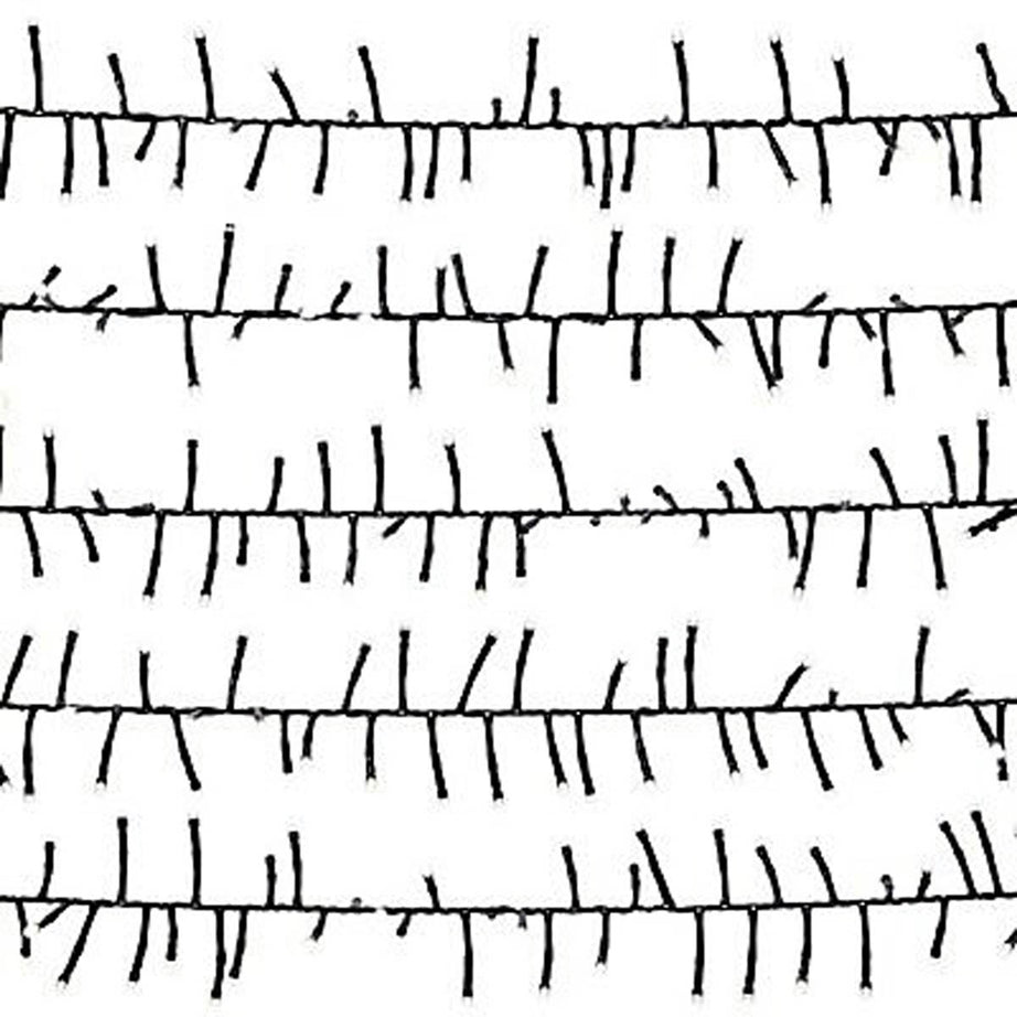 LED Christmas String Lights 2000 Ice White Cluster Timer Indoor Outdoor Home - Image 1