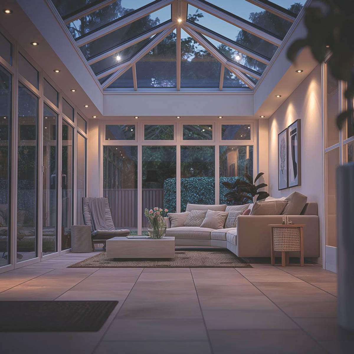 Luceco LED Downlights Dimmable Warm White 5W Round White Fixed 3000K 10 Pack - Image 3