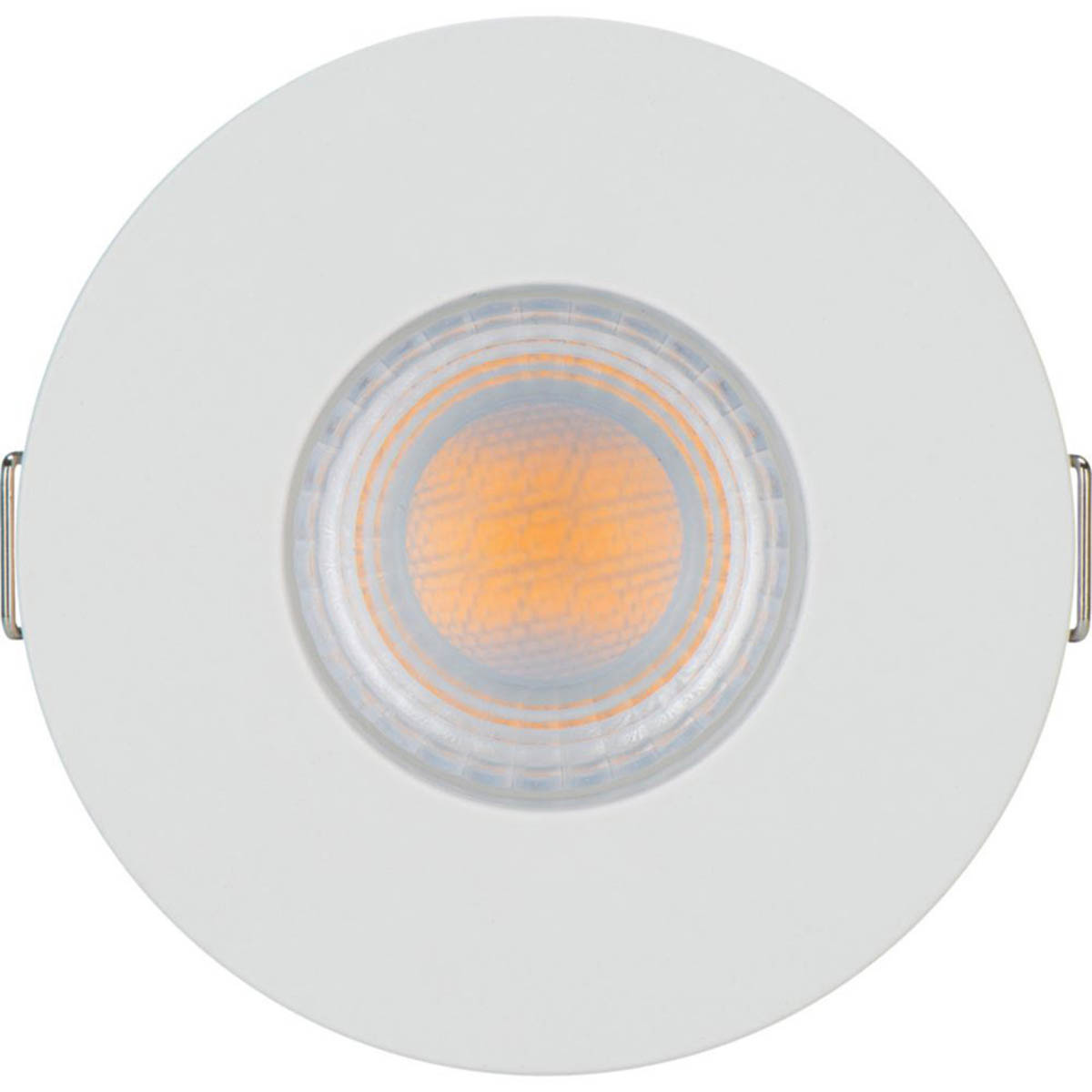 Luceco LED Downlights Dimmable Warm White 5W Round White Fixed 3000K 10 Pack - Image 6