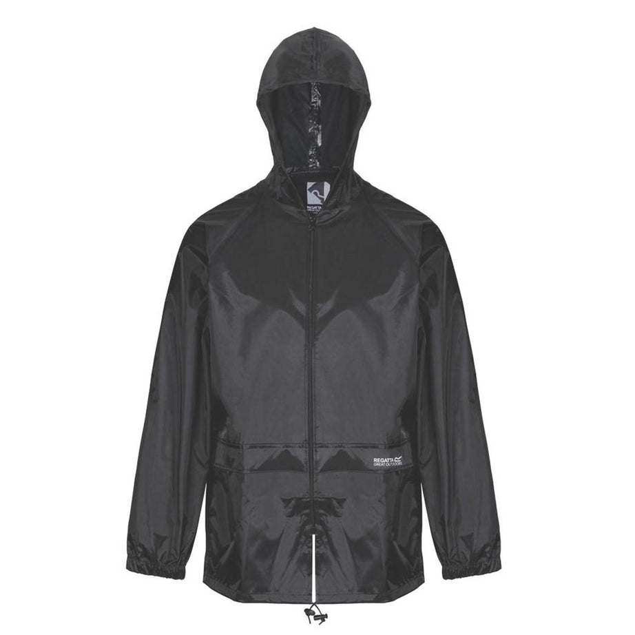 Regatta Work Jacket Mens Black Waterproof Hooded Full Zip 2XL Size 48" Chest - Image 1