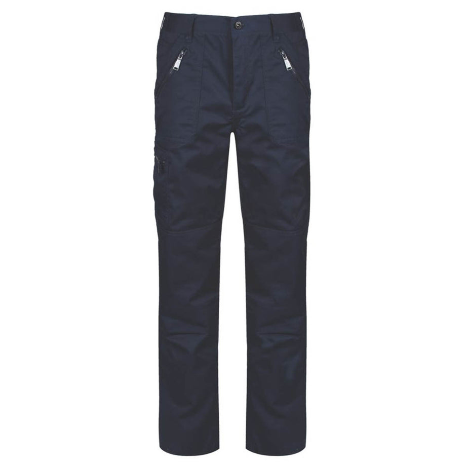 Regatta Work Trousers Mens Pro Action Classic Fit Navy Multi Pockets 30W 29L - Image 1