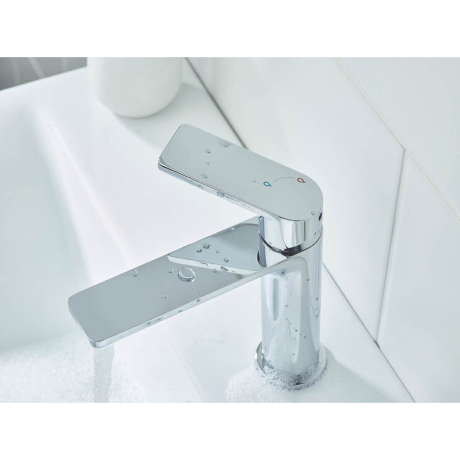 Bristan Bathroom Basin Mixer Tap Clicker Waste Single Lever Chrome-Plated - Image 5