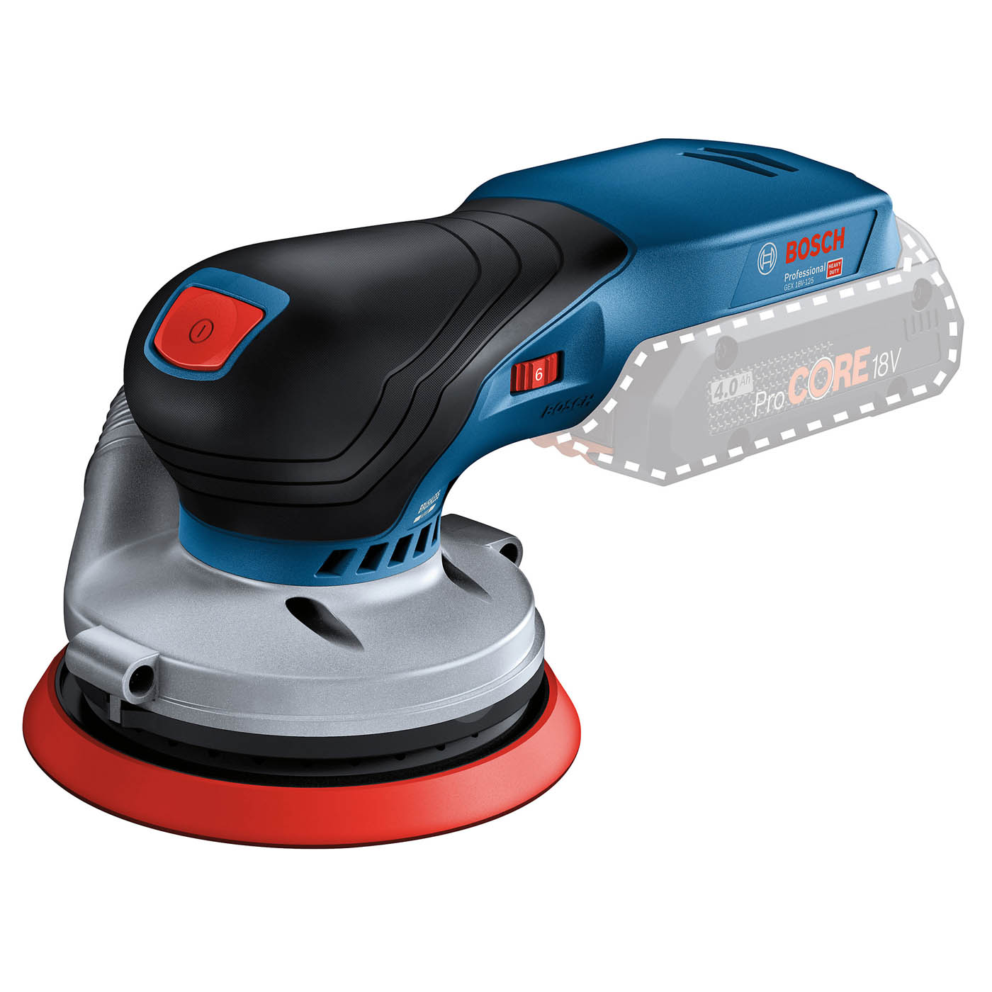 Bosch Random Orbital Sander GEX 18 V-125 Soft Grip Compact Powerful Body Only - Image 1