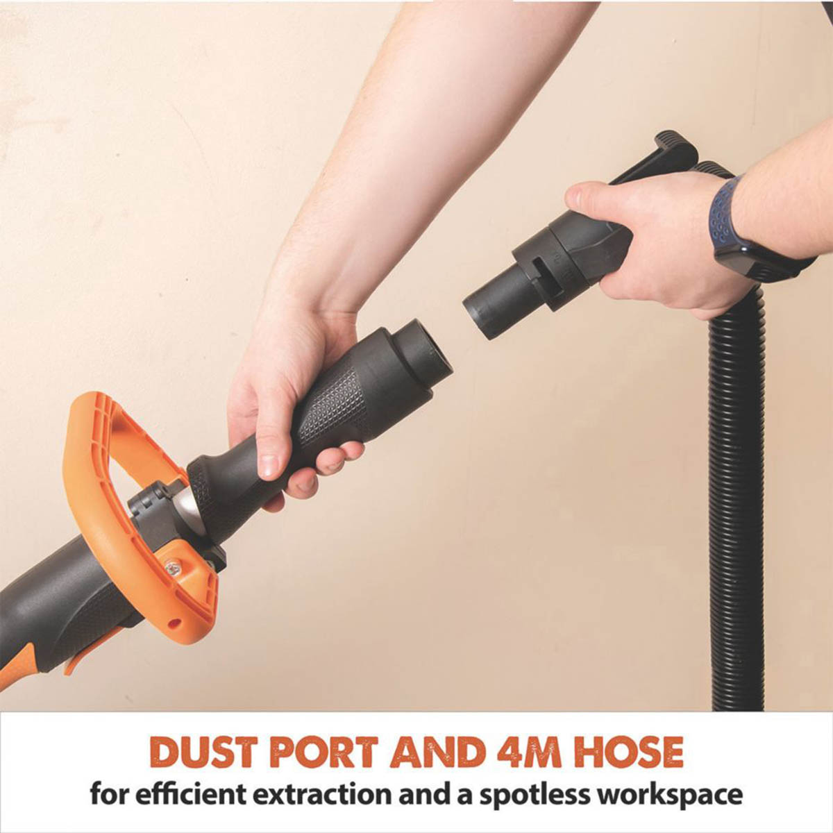 Evolution Drywall Sander R225DWS-T Corded Electric Telescopic 225mm 220V-240V - Image 6