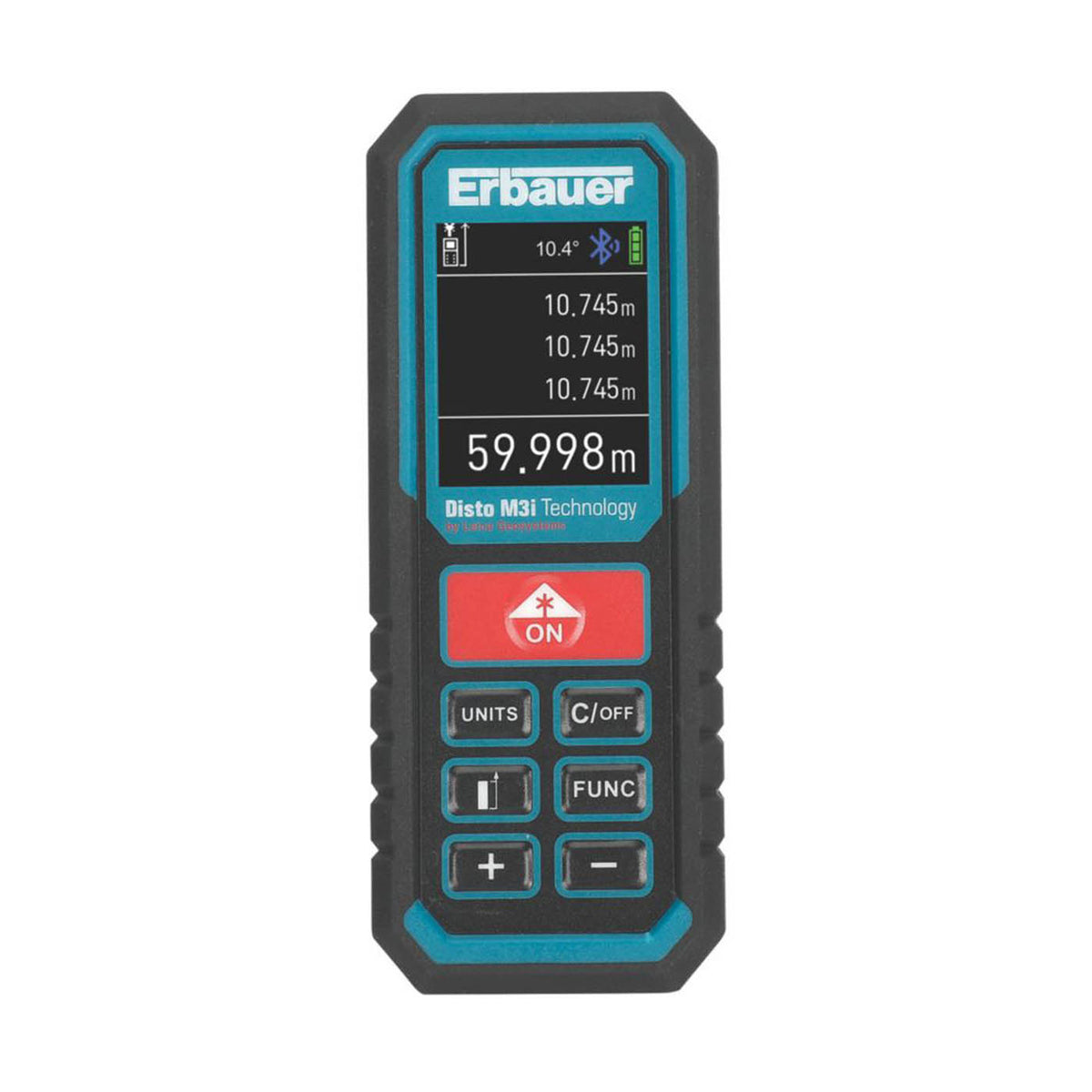 Erbauer Distance Measurer Digital 60m Laser Class 2 Indoor Outdoor Smart - Image 1