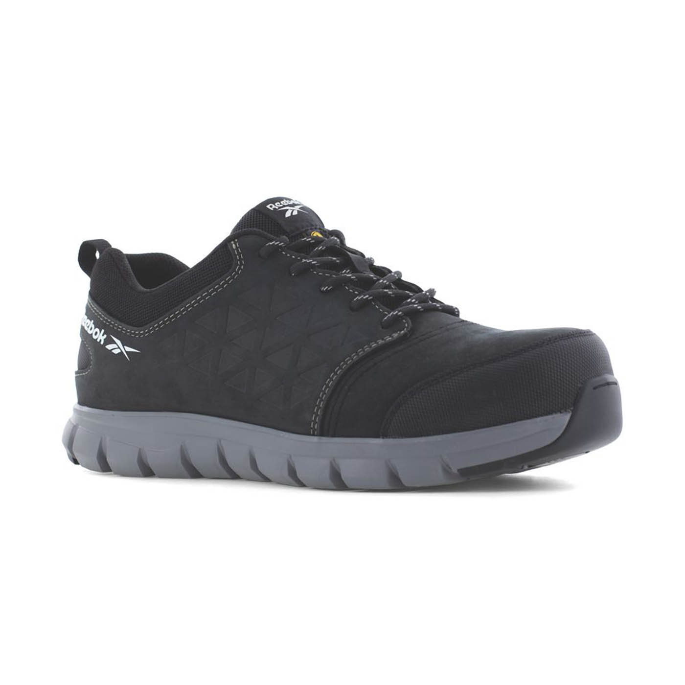Reebok Safety Trainers Unisex Wide Fit Black Work Boots Aluminium Toe Size 5 - Image 1