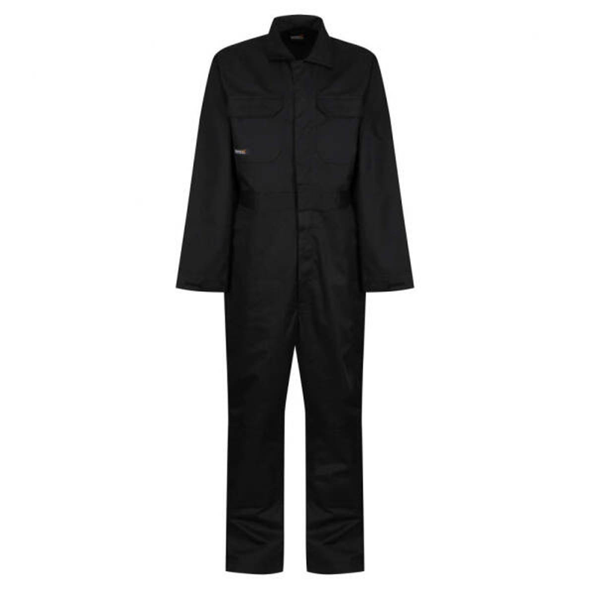 Regatta Coverall 7 Pockets Black Knee Pad Pocket Abrasion Resistant Size 44/XL - Image 1