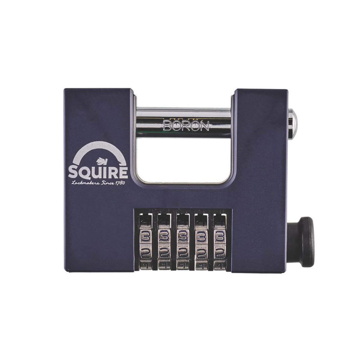 Squire  Die-Cast Steel Weatherproof  Combination Block Padlock 85mm - Image 2